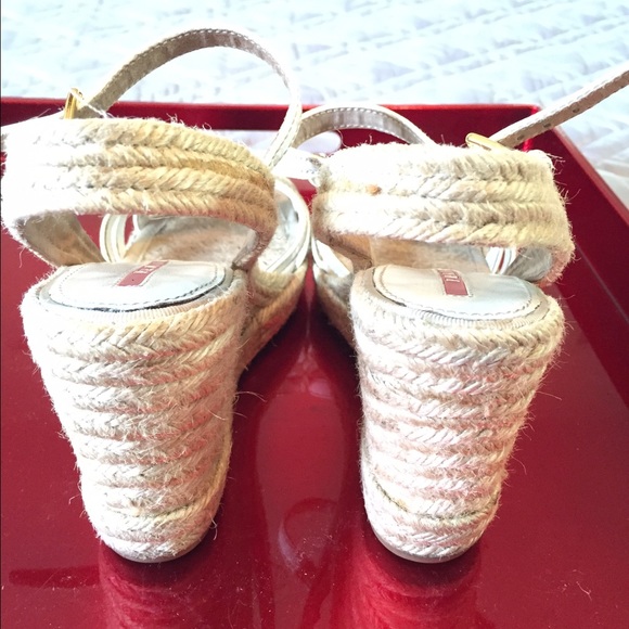 Prada white wedges size 39 - Picture 3 of 8